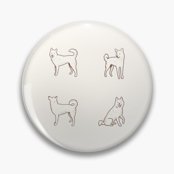 Item preview, White Korean Jindo pack  designed and sold by Artofmayara.