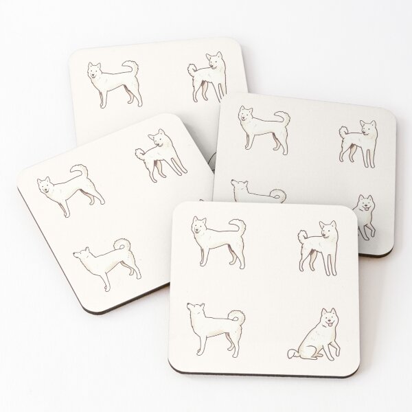 Item preview, White Korean Jindo pack  designed and sold by Artofmayara.