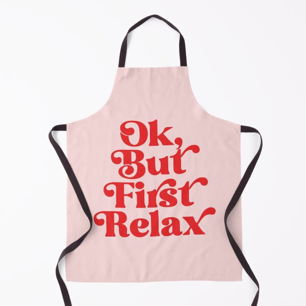 Item preview, Meditation Quote - OK, But First Relax designed and sold by artbyvicky.