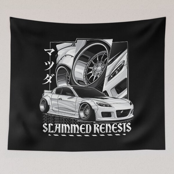 Item preview, RX8 Slammed Renesis (White) designed and sold by pjrstudio.