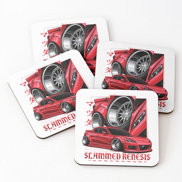 Item preview, RX8 Slammed Renesis (Red) designed and sold by pjrstudio.