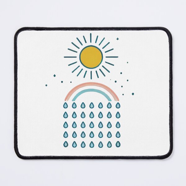 Item preview, Sunshower Serenity: Minimalist Sunshine and Rain Harmony Design designed and sold by Rio77 Styles.