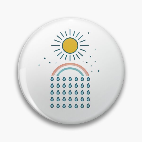 Item preview, Sunshower Serenity: Minimalist Sunshine and Rain Harmony Design designed and sold by Rio77 Styles.