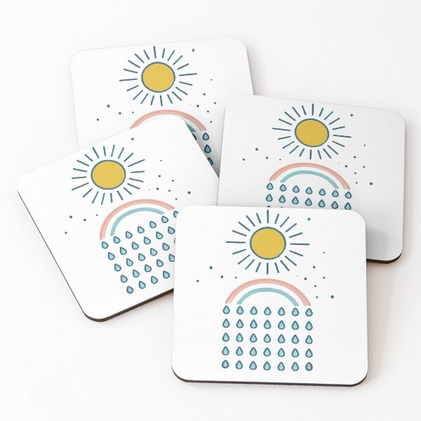 Item preview, Sunshower Serenity: Minimalist Sunshine and Rain Harmony Design designed and sold by Rio77 Styles.