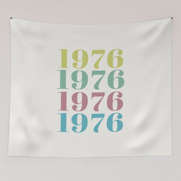 Item preview, 1976 Birthday Year Repeat Design designed and sold by Jeallan Designs.