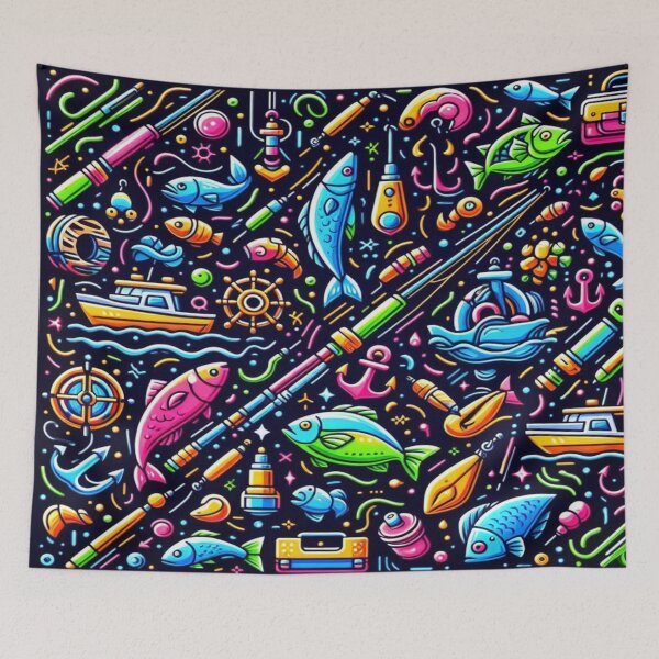 Item preview, falcon88 Fishing Pattern designed and sold by Imaginarium of Chaos falcon88 .