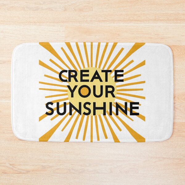 Item preview, Create Your Sunshine - Motivational T-Shirt designed and sold by fashionsicon.