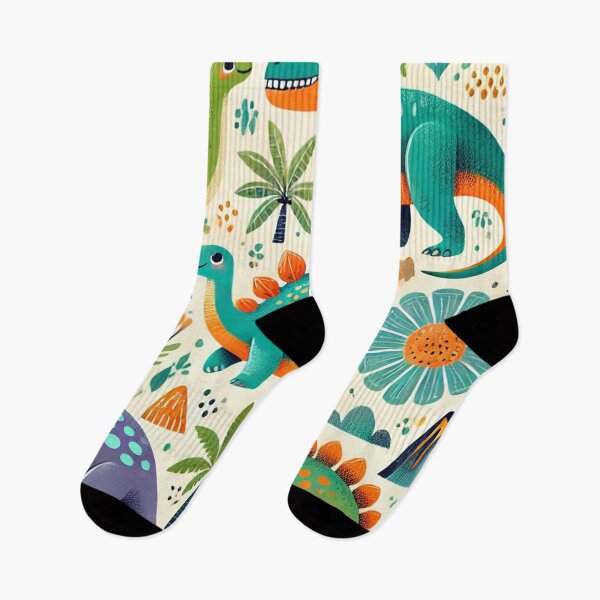 Item preview, Cute Dinosaur Pattern with Colorful Prehistoric Creatures designed and sold by DuxDesigns.