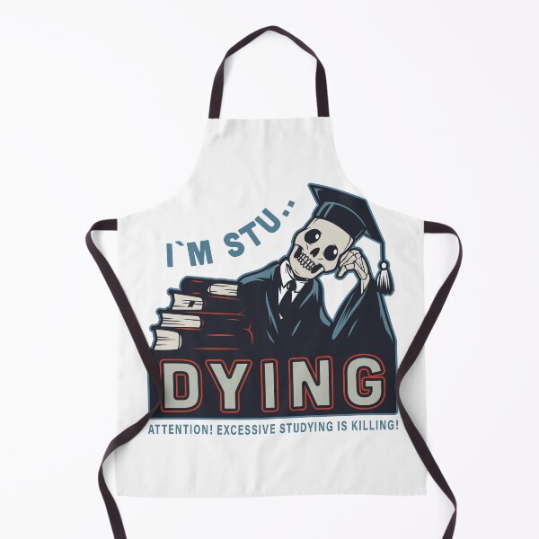 Item preview, I'm Stu-Dying - Funny Student Skeleton Design designed and sold by Mehmet Hanifi Ekşi.