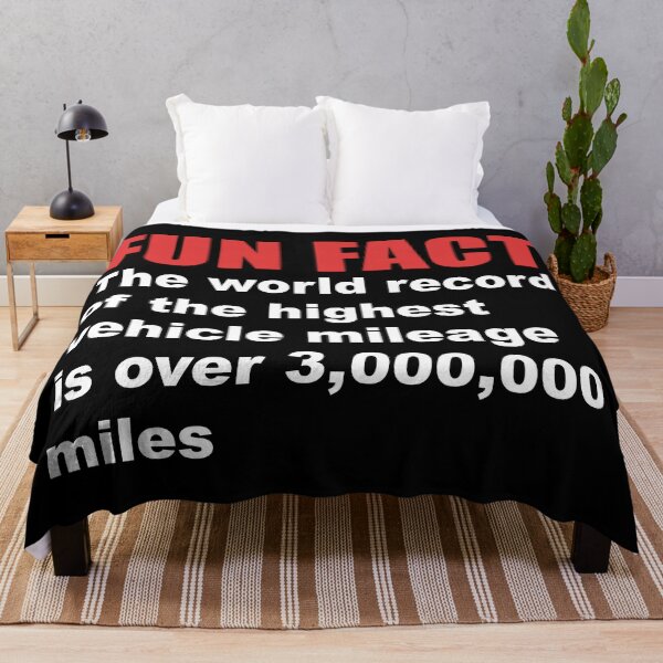 Item preview, fun fact vehicle mileage world record designed and sold by Dagrell.