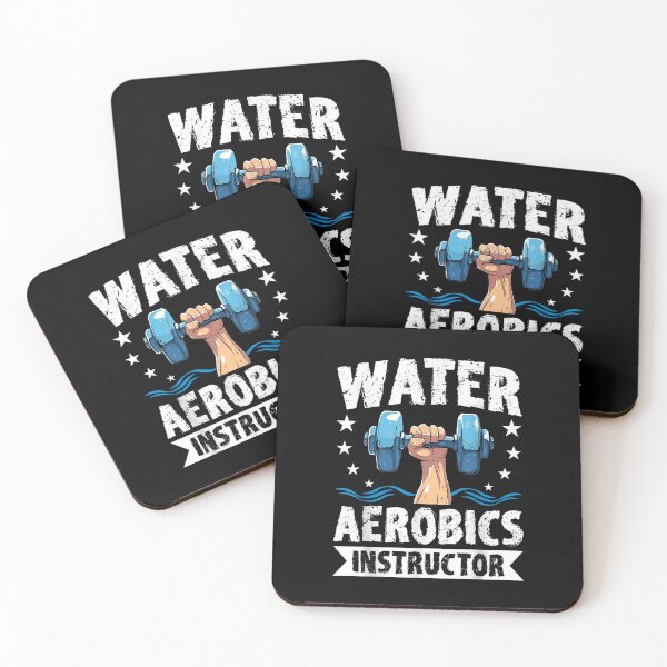 Item preview, water aerobics instructor  designed and sold by AddlPoolart.