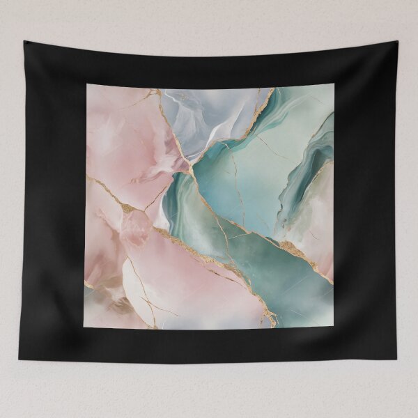 Item preview, Pink and Green Marble Pattern – Elegant and Vibrant Marble Design for Home Décor, Fashion, and Art Prints designed and sold by 21 Dragonflies.