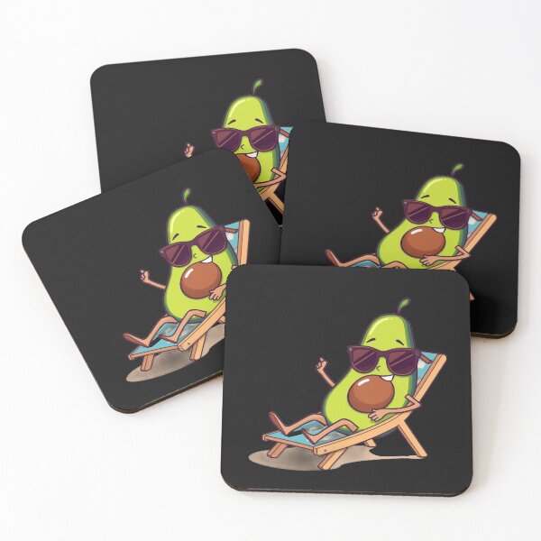Item preview, Avocado on holiday designed and sold by CozyDots.