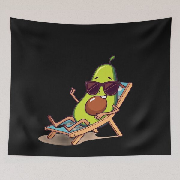 Item preview, Avocado on holiday designed and sold by CozyDots.