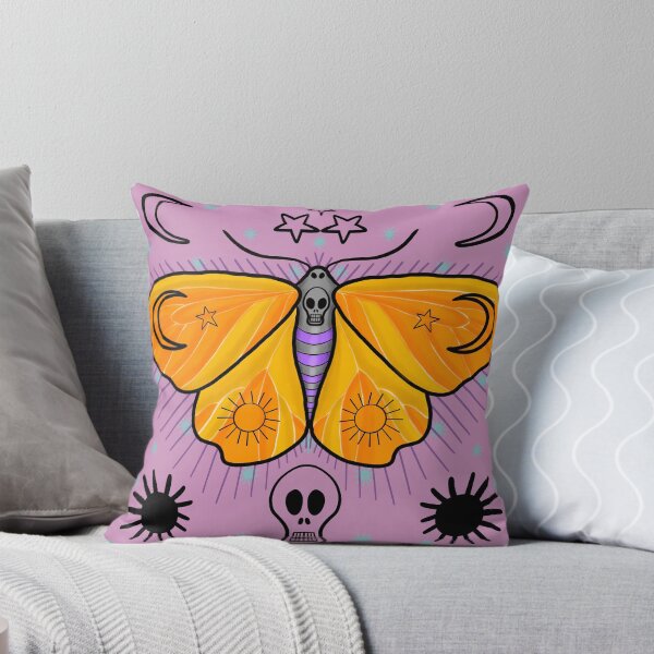 Item preview, Skull Moth_pale purple designed and sold by NeonEye-Designs.