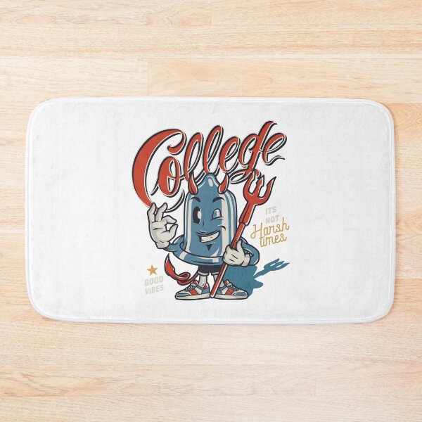Item preview, College - Good Vibes Devil Character Design designed and sold by Mehmet Hanifi Ekşi.