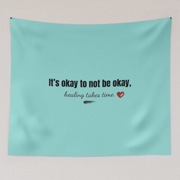Item preview, Healing Takes Time designed and sold by Art With Impact – Statement Art & Apparel for Deep Thinkers.