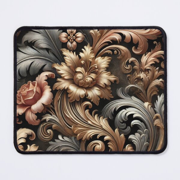 Item preview, Ornate Baroque Floral Design designed and sold by TeslaSt0re.