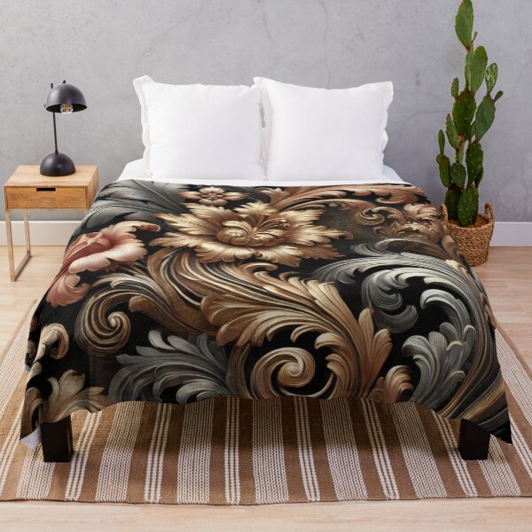 Item preview, Ornate Baroque Floral Design designed and sold by TeslaSt0re.