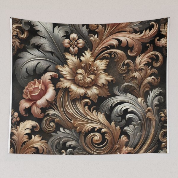 Artikelvorschau, Verziertes barockes Blumendesign entworfen und verkauft von TeslaSt0re.