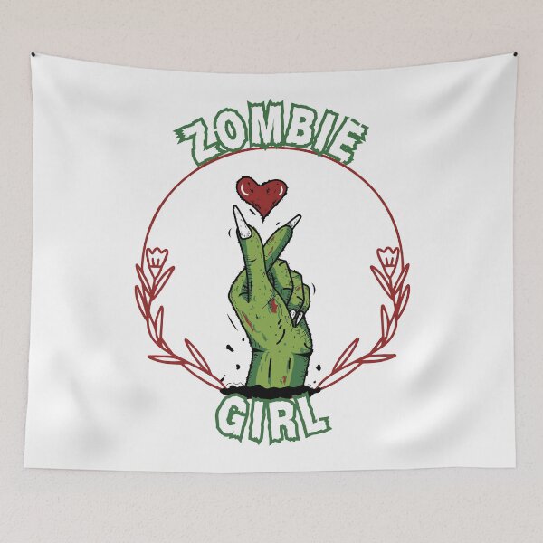 Item preview, ADRIANNE LENKER-ZOMBIE GIRL-ZOMBIE HAND-HEART- MOON designed and sold by larissa-myrie.