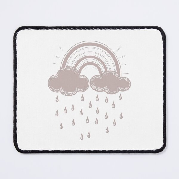 Item preview, Sunshower Serenity: Gentle Sun, Raindrops, and Rainbow Pastel Design designed and sold by Rio77 Styles.