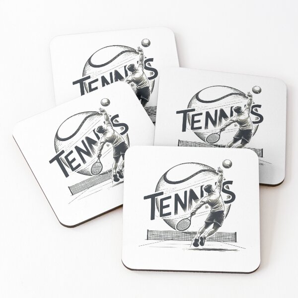 Item preview, Tennis - Tennis player serving designed and sold by citmgpod.