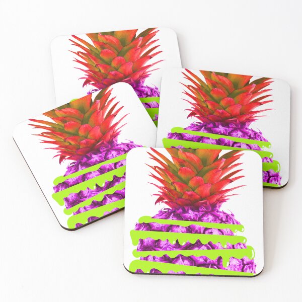 Item preview, NEON SLICED PINEAPPLE designed and sold by DesignED365.