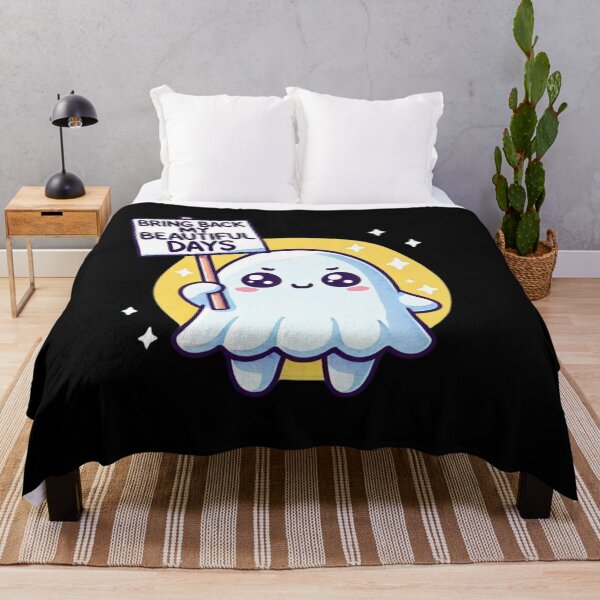 Item preview, Chubby Kawaii Ghost Protesting with a Sign designed and sold by KakangMudi.