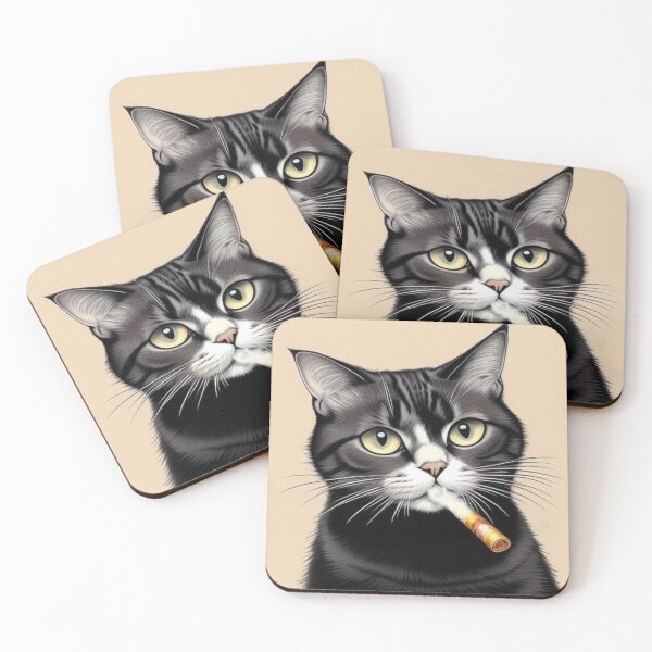 Item preview, Cigar Black Cat designed and sold by Innercosmic.