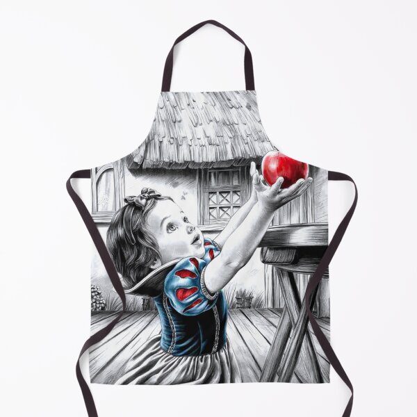 Item preview, Snow White Fairytale Art with Red Apple designed and sold by ZetaDream.