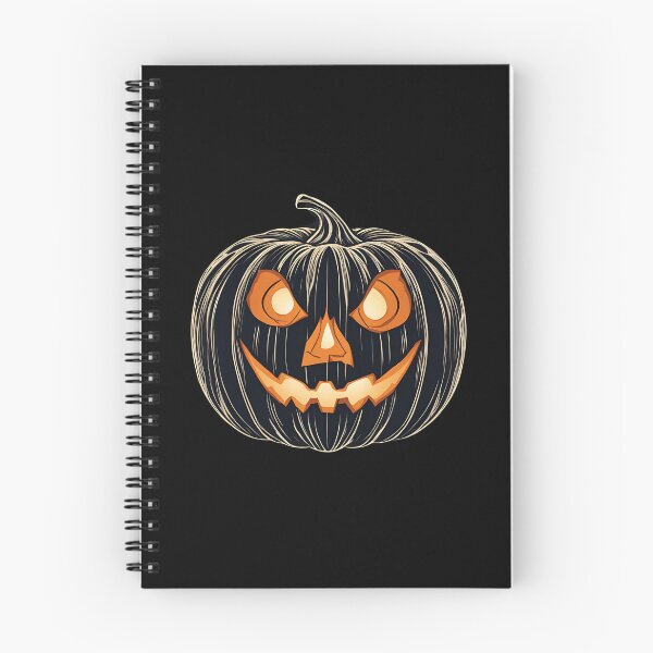 Item preview, Spooky Black Pumpkin with Glowing Eyes and Mouth, funny, gifts, pumpkin, Halloween,  designed and sold by Ewelina  Niemiec.