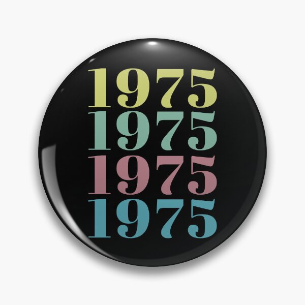 Artikelvorschau, 1975 Geburtstagsjahr Wiederholungsdesign entworfen und verkauft von Jeallan Designs.