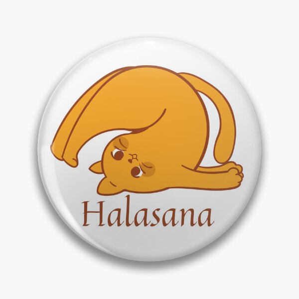 Item preview, Cat Yogi, Halasana, stickers and stuff designed and sold by Smallfish1274.