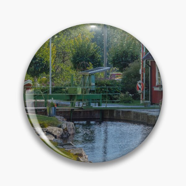 Item preview, The beautiful 18th lock at Dalslands Kanal in Sweden designed and sold by connyM-Sweden.