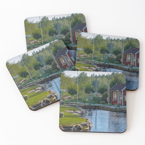 Item preview, The beautiful 18th lock at Dalslands Kanal in Sweden designed and sold by connyM-Sweden.