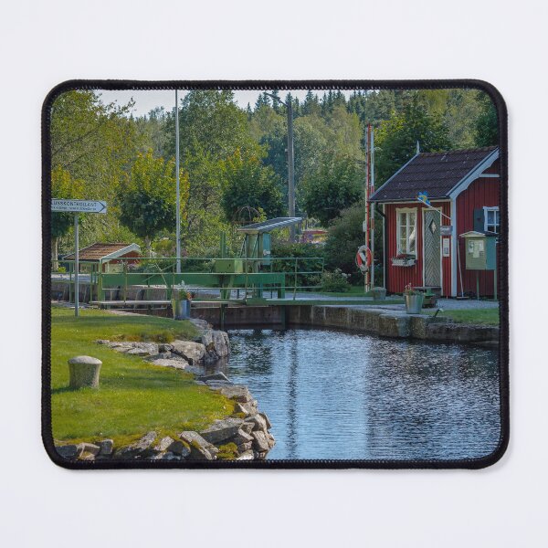 Item preview, The beautiful 18th lock at Dalslands Kanal in Sweden designed and sold by connyM-Sweden.