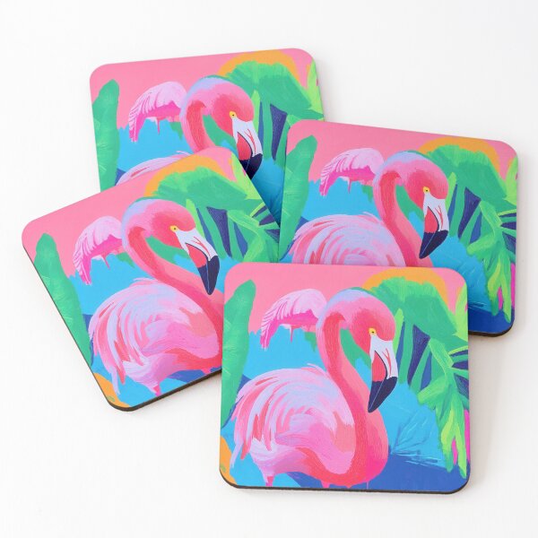 Item preview, Flamingo Fiesta designed and sold by Retro Type.