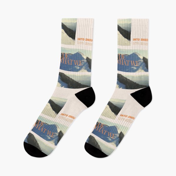 Item preview, Facts Lens - Snow, Scenery, and Sky in the Modern Trend Mountain of Truth and Quotes (Orange and White) designed and sold by Zelie ..