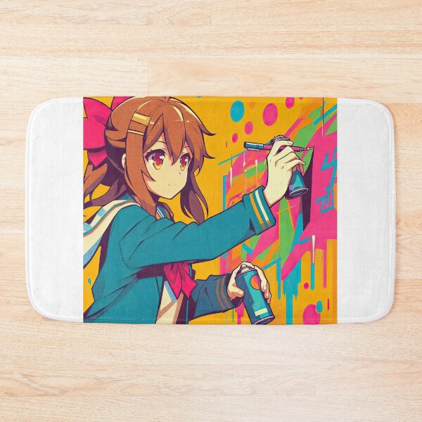Item preview, Anime Character Creating Graffiti Pop Art Style designed and sold by artofuniverse.