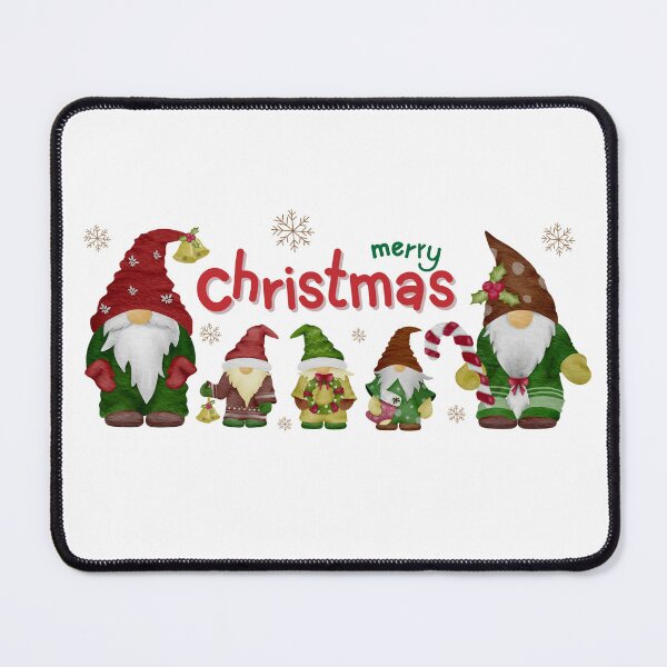 Item preview, Set of Cute Gnomes Merry Christmas designed and sold by KrissaEsme.