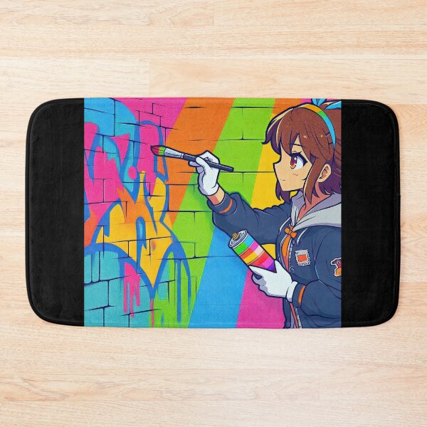 Item preview, Anime Character Creating Graffiti Pop Art Style designed and sold by artofuniverse.