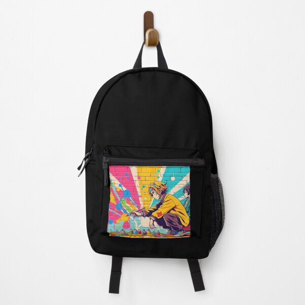 Item preview, Anime Character Creating Graffiti Pop Art Style designed and sold by artofuniverse.