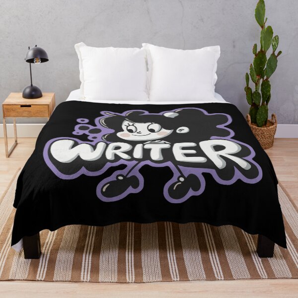 Item preview, Graffiti "Escritor" Gris / Morado designed and sold by CleverHeadz.