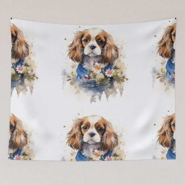 Item preview, Minimalistic Watercolor Sweet Cavalier In Bloom designed and sold by Cute-Cuddles.