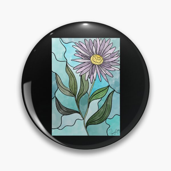 Item preview, September Birth Flower - Aster designed and sold by Marguerite Artistry.