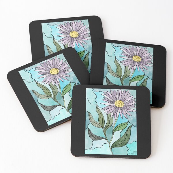 Item preview, September Birth Flower - Aster designed and sold by Marguerite Artistry.