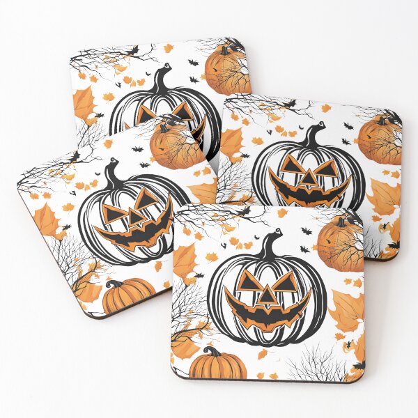 Item preview, Pumpkins with Leaves and Branches, autumn, funny, gifts, pumpkins, Halloween,  designed and sold by Ewelina  Niemiec.