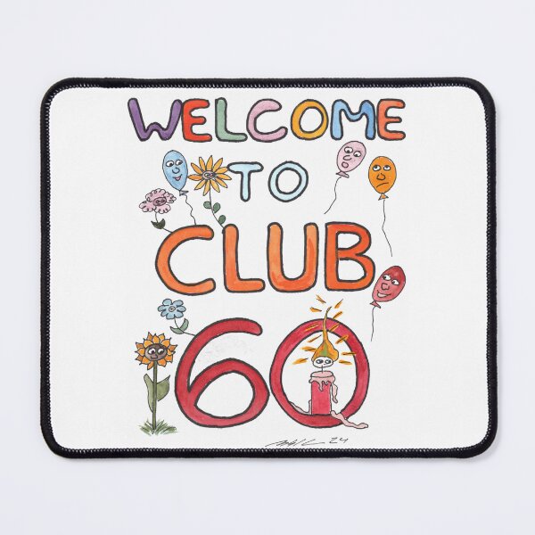 Item preview, Club 60, 60. Geburtstag, 60. Birthday, Happy Birthday designed and sold by Anke‘s Bazaar.
