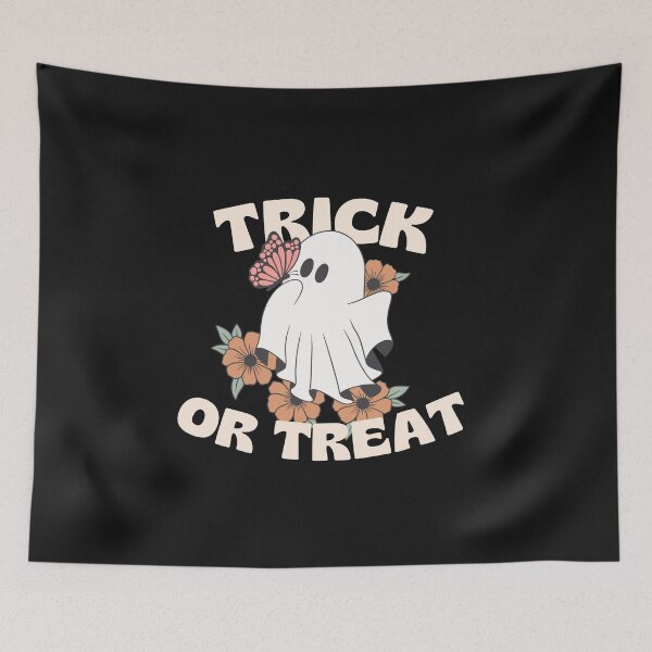Item preview, trick or treat Halloween2024 designed and sold by FUEGObkk.